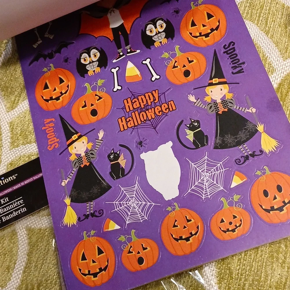 🍂🎃 Halloween Stamp, Sticker, & Party Decorations Set - Picture 9 of 11
